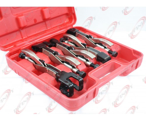 5Pc Axial Locking Clamp Auto Fen Welding Grip Pliers Set Types W, L, J, LL, JJ
